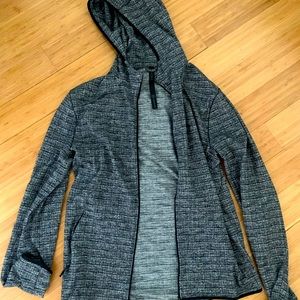 LuluLemon men’s merino wool-blend zip-up hoodie size large